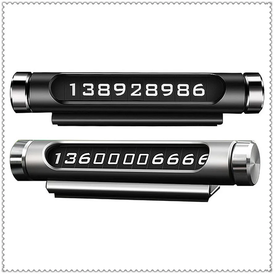 

Car Temporary Parking Card Rotatable Telephone Number Plate for Honda Pilot Insight HR-V CR-V Odyssey Jazz Fit Sports Ridgeline