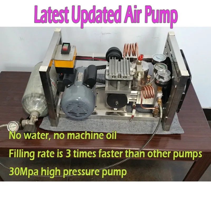 

High Pressure Air PCP Pump 4500psi 30mpa with Filter Quick Release