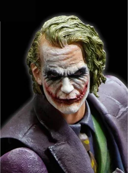 

Hot Sale The Dark Knight The Joker 26CM Action Figure Toys Batman Heath Ledger Joker Action Toys Batman Model Collection Doll