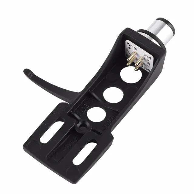 1PCS Black Turntable Headshell For Technics For Other Turntables 4 Pin Contacts Fit For Phono Turntables Headshells