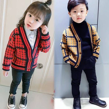 

Baby Girl Boy Sweater Cute Cardigan Toddler Top Children Clothes