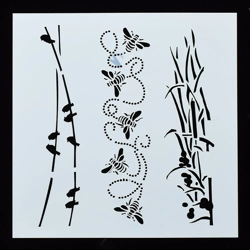 

Bee Stencil Template Mold Pad for Sugar Sieve Art Craft DIY Die Spraying