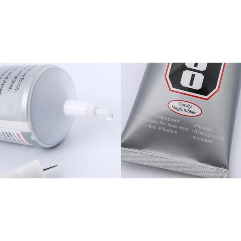 Multi Purpose Glue Adhesive 18/60ml  B8000 Repair Glue Epoxy Resin Diy Crafts Glass Touch Screen Cell Phone glue B8000