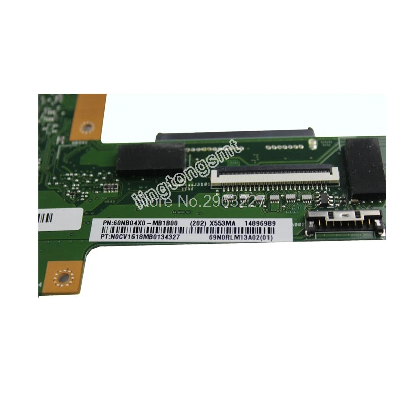  New X553MA Motherboard N3530 N3540 For ASUS A553M D553M F553M K553M X503M Laptop motherboard X553MA