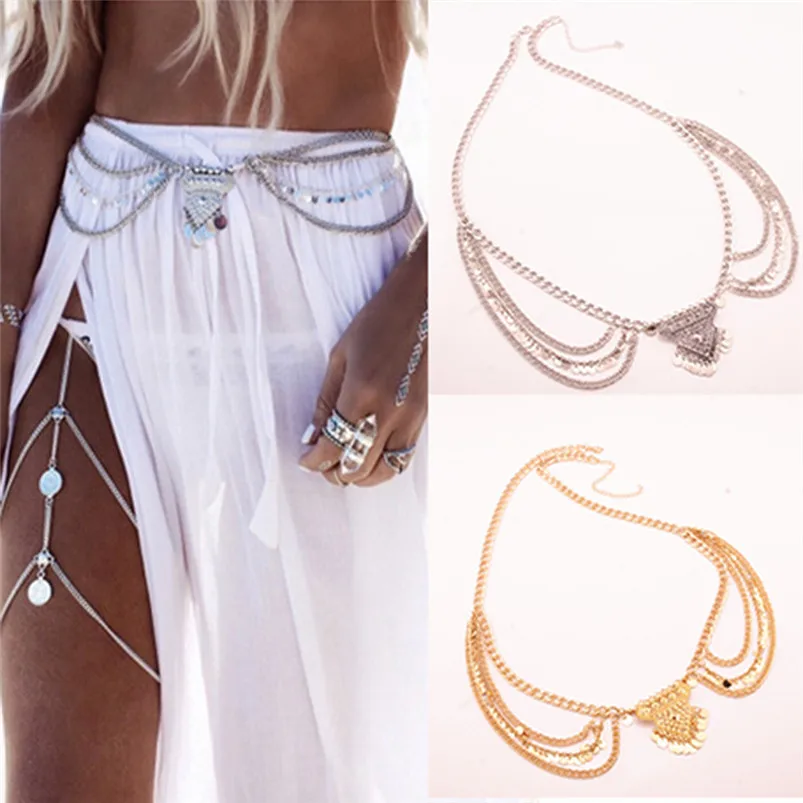 Fashion Sweet Women’s Waistband Chain Decorative Belt Body  Long Tassel Waist Chain Belt For Women 30JU26 (3)