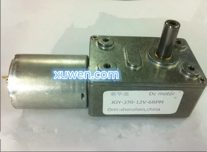 

Free shipping 370 DC 12V Gear Motor of Miniature 10RPM Low-speed Reduction Motor Metal GearBox Gearwheel Model
