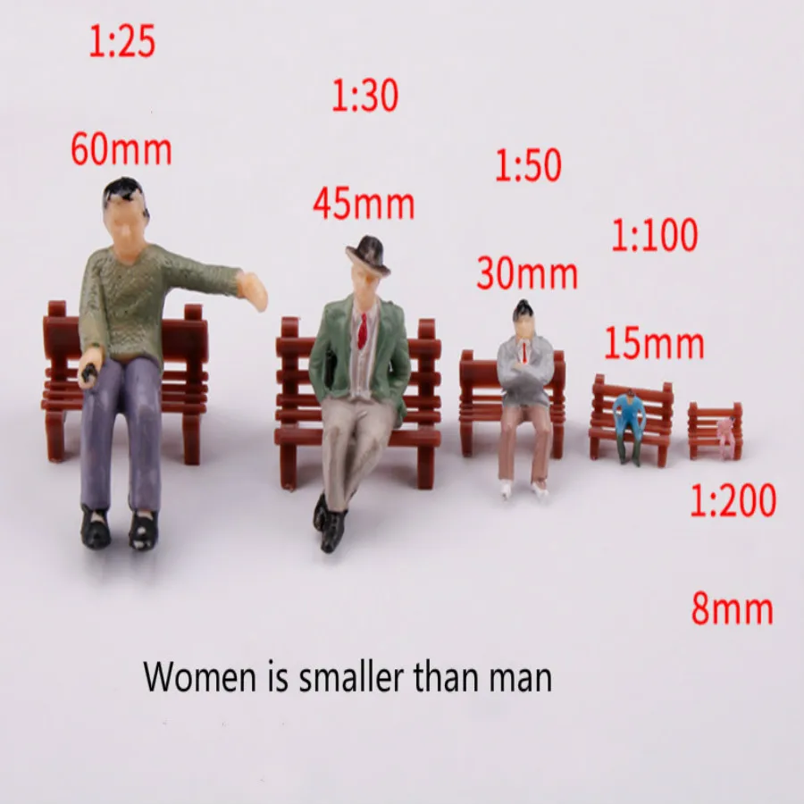 architecture scale sitting figure in building model  (1)