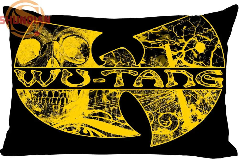 Новинка наволочка Wu Tang на молнии Размер чехла 45x35 см 40x60 45x75 50x75 (две