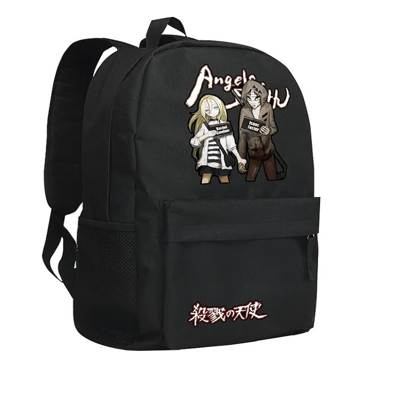 

High-Q Unisex Anime Angels of Death Ray Backpack Preppy School Angels of Death Zack student backpack Casual cosplay travel bags