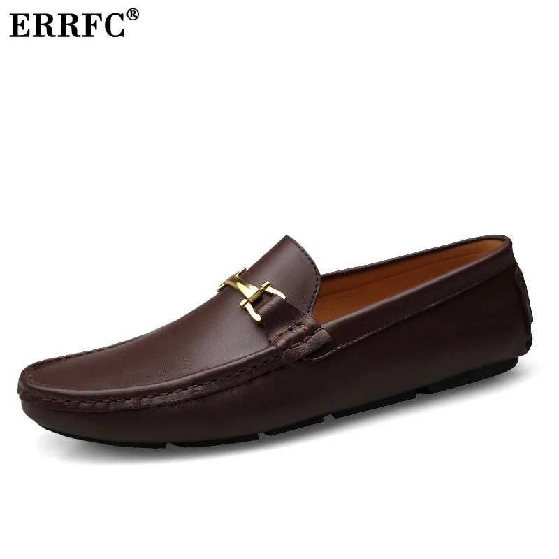mens brown casual loafers