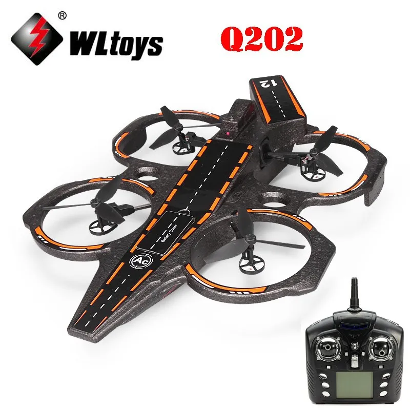 WLtoys Q202 4CH 6-Axis 2,4 ГГц авианосец Форма морской воздух амфибия RC Quadcopter RTF