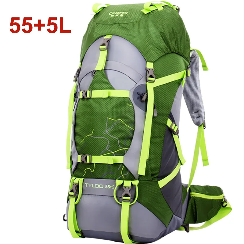 

55+5L, Outdoor Sport Bag, Waterproof Outdoor mochila for Camping and Hiking 55+5 L ,with rain cover