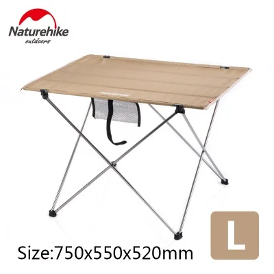 Naturehike фабричная открытый складной стол ультра-светильник алюминиевый сплав структура портативный кемпинг складной столик для пикника