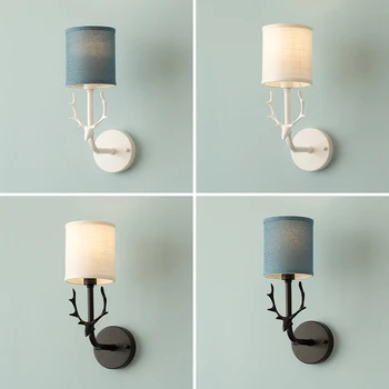 

Deer head simplicity wall Wall lamps lights bathroom bedroom light led wall lights for home industrial decor bedroom lamp