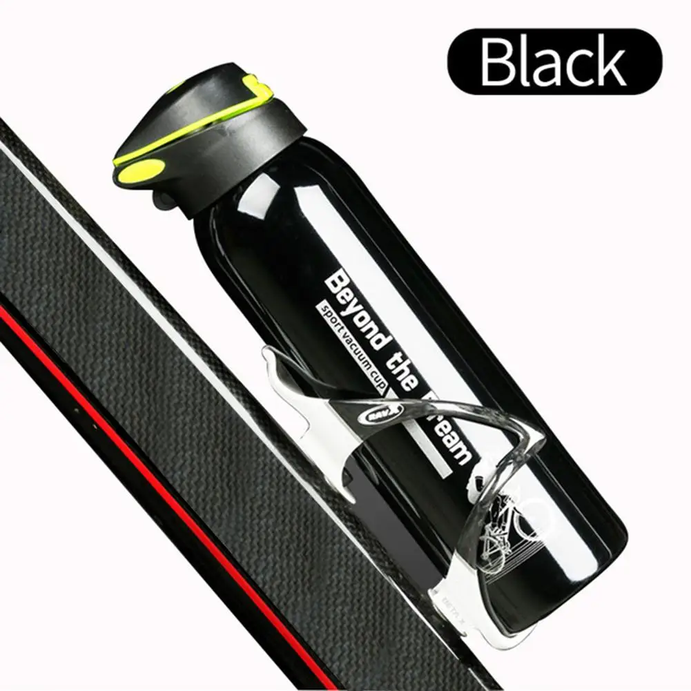 500ml Stainless Steel Thermos Cup Sports Water Bottles Cycling Camping Bicycle Bike Kettle Outdoor Riding Sports Kettle