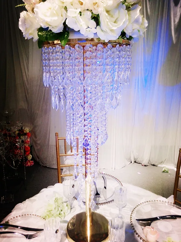 Free shipment 10PCS/lots acrylic wedding centerpiece flower stand/100cm