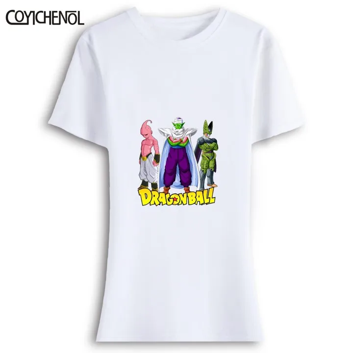 Модная футболка для косплея с принтом Dragon Ball Z super son goku/wukong креативные Женские топы с короткими рукавами, модель рубашки с круглым вырезом COYICHENOL - Цвет: Небесно-голубой