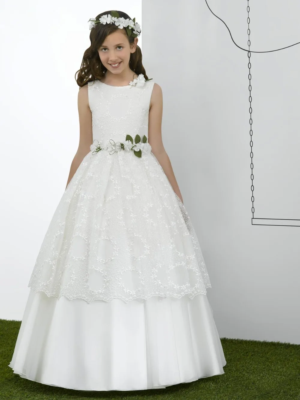 2019 New Holy First Communion Dresses for Weddings Organza Ball Gowns ...