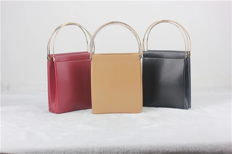 Женская сумка из натуральной кожи с металлическим кольцом, сумка-ведро, модные 3 кольца, дамская сумочка в японском и корейском стиле, Сумки из натуральной кожи, клатч