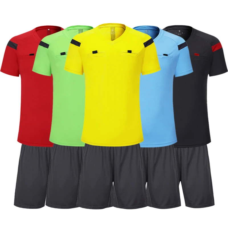 yellow referee shirt