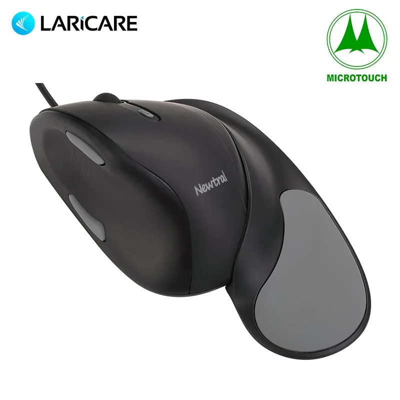 

Newtral Microtouch Ergonomic Mouse Wired Mice With black color Ergonomic Mouse