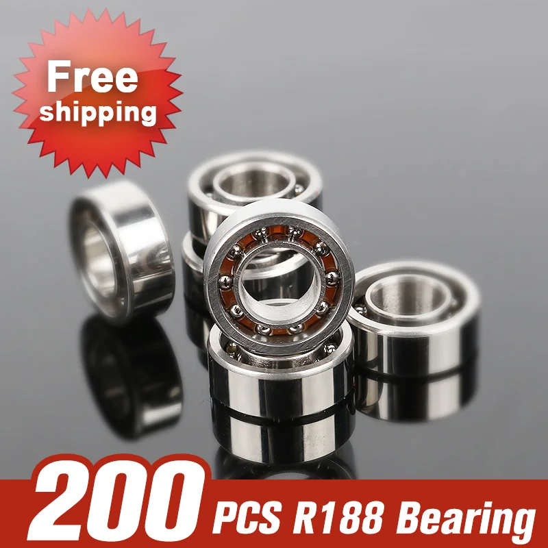 

200pcs R188 Bearing For Hand Spinner Fidget Hand Spinner Stress Cube Hand Spinners Focus Anti Stress Accessories