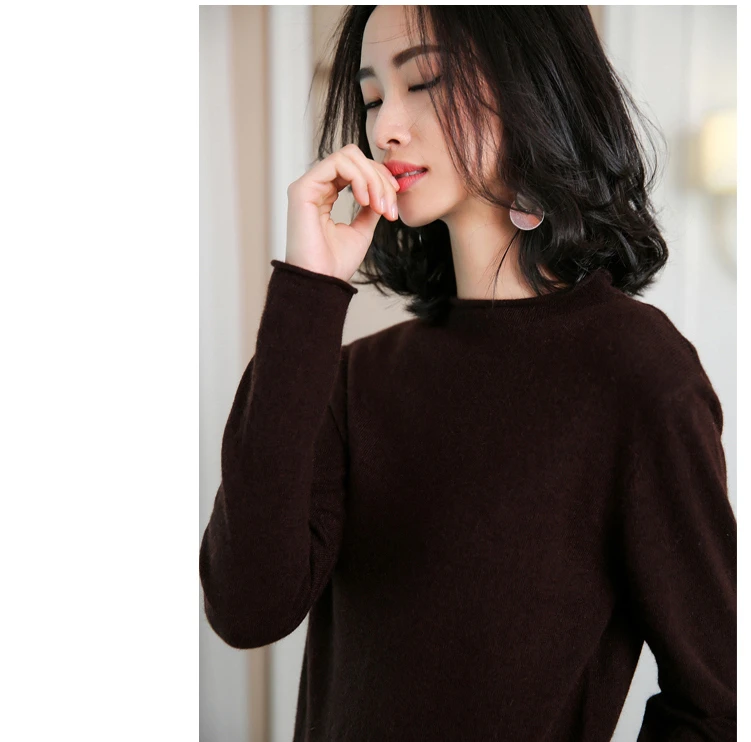 Женский свитер кашемир трикотажный пуловер бренд o-образным вырезом юбки женские модные топы Трикотаж стандартная одежда