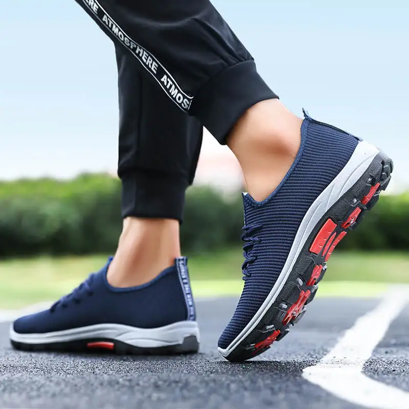 HKIMDL 2019 Spring Sneakers Men Casual Shoes Air Mesh Shoes For Men Loafers Black Fashion Sneakers Mens Trainers Sapato Masculin