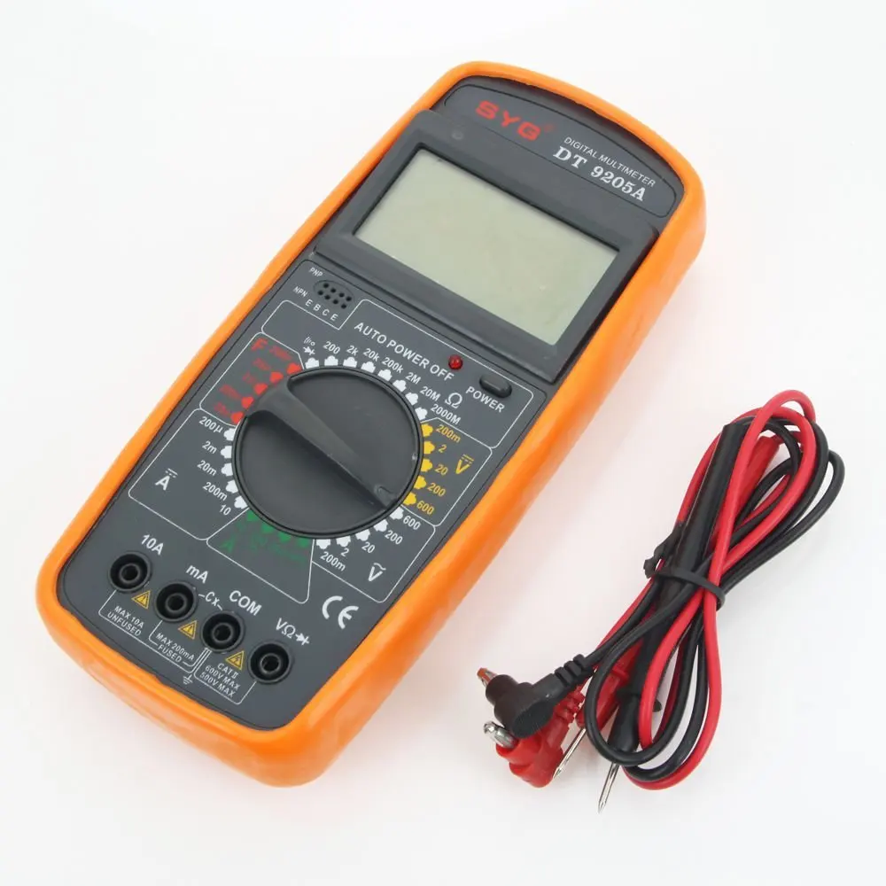 2017 High Quality DT9205A Digital Multimeter Voltmeter Ohmmeter Ammeter