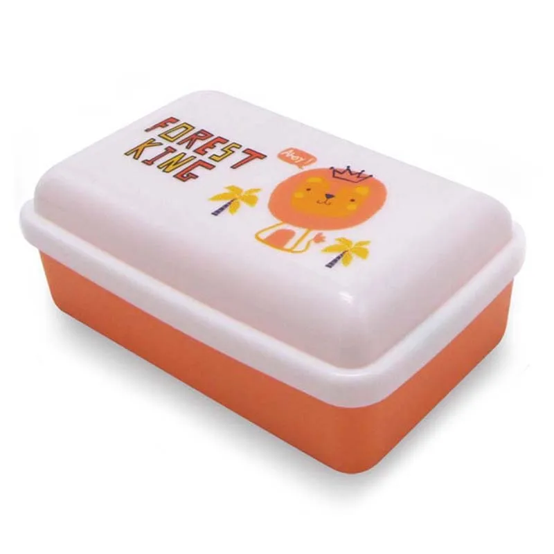 Комплект из 3 предметов, контейнер для еды, коробка для хранения памяти, коробка для фруктов, детское питание, дополнение, Crisper, ланч, столовая посуда - Цвет: 3 in 1 Set Orange