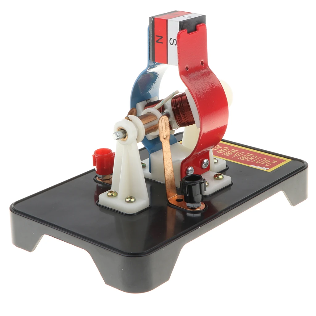 

Mini DIY Metal Electric Motor Model Kit Hand Crank Generator Model for Kids Early Science Physics Education School Teaching Aid