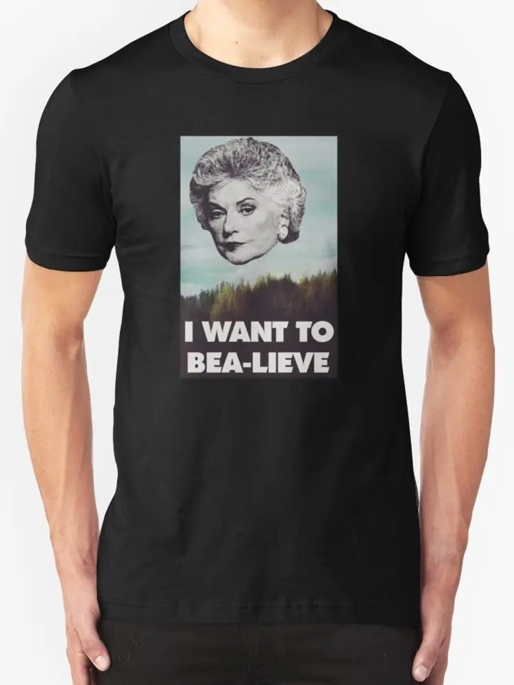 Новый Bea Артур-я хочу Bea-ливе Мужская одежда футболка Размер S-2XL |