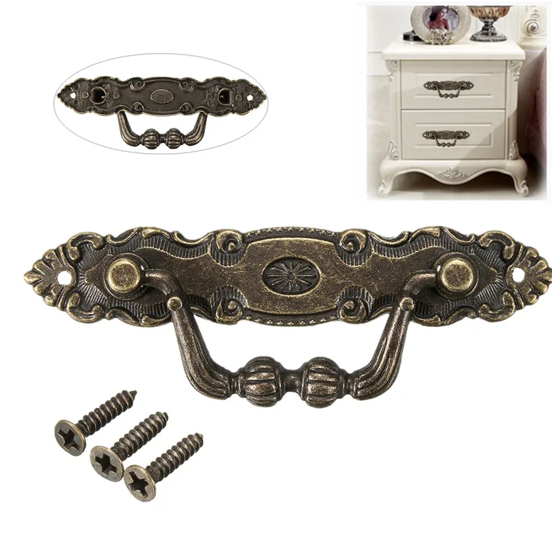 Vintage Antique Bronze Cabinet Knobs Handles Dresser Drawer Knobs Pull Handles for Wood Case Box Cabinet Handle Pulls Vintage Antique Bronze Cabinet Knobs Handles Dresser Drawer Knobs Pull Handles for Wood Case Box Cabinet Handle Pulls