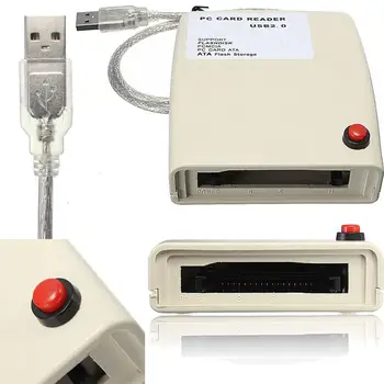 

NEW USB 2.0 to 68 Pin ATA PCMCIA Flash Disk Memory Card Reader Adapter Converter