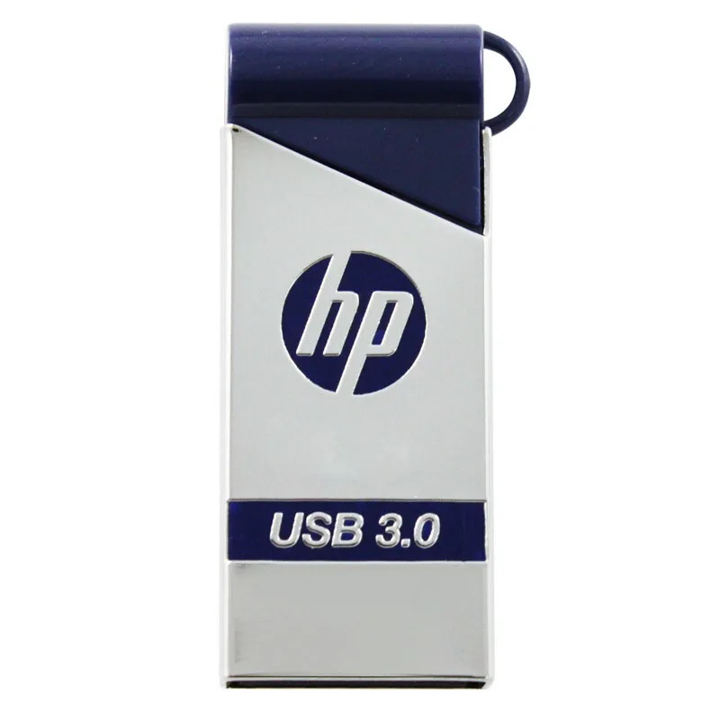 Флешка hp X715W USB3.0 высокое Скорость USB флэш-накопитель 16 ГБ 32 ГБ, 64 ГБ и 128 Гб флешки Пользовательские DIY Симпатичный мини металлический usb-флеш-накопитель Флеш накопитель флешки - Цвет: X715W-Standard