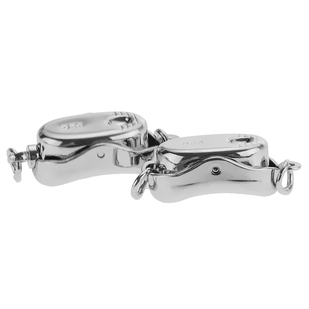 2pcs 925 Sterling Silver Connector Buckle Clasp For DIY Jewelry Makings