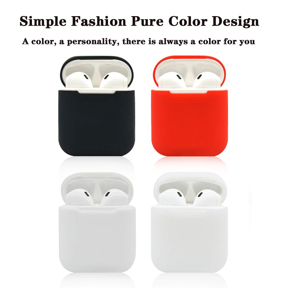 

Silicone Protective Sleeve Cover Earpods AirPods Cases for i30 i60 i80 i300 i500 tws Wireless Earphones Charging Box Headset