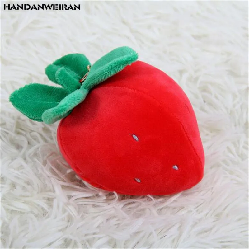 

1PCS Mini Strawberry Banana Carrot Plush Toys Fruits Vegetables Small Pendant Kids Stuffed Toys Wedding Gift 12CM HANDANWEIRAN