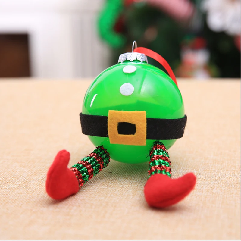 Творческий DIY прозрачная Елочная игрушка единорог Санта эльф мультфильм Рождественский шар украшения Рождественские украшения для дома