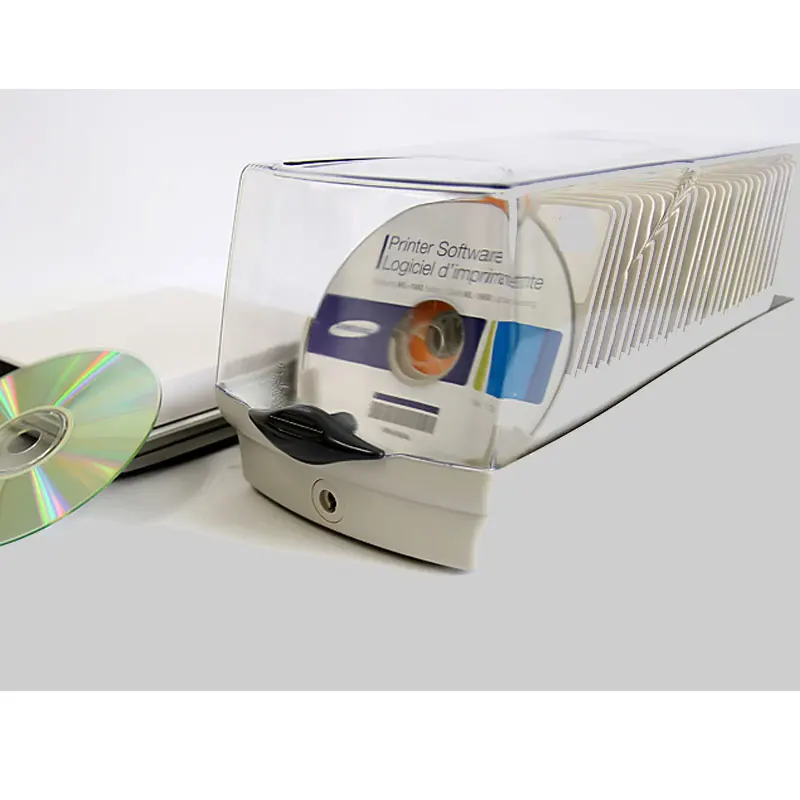 Ymjywl Высокое качество CD 50 диск Ёмкость CD/DVD коробка с Anti-theft Блокировка от детей Llock для автомобиля и Home Box