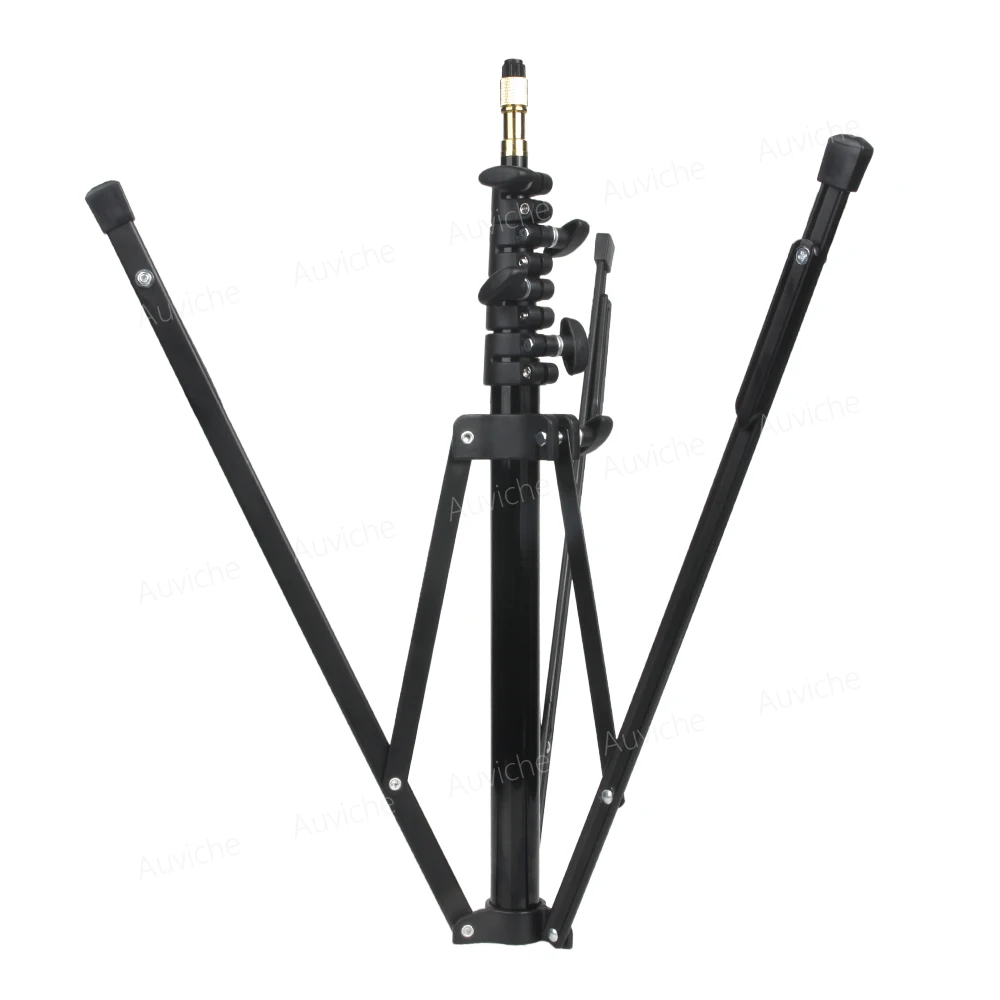 

210cm folding Light Stand Tripod With 1/4 3/8 Screw Head For LED video light Flash Speedlight