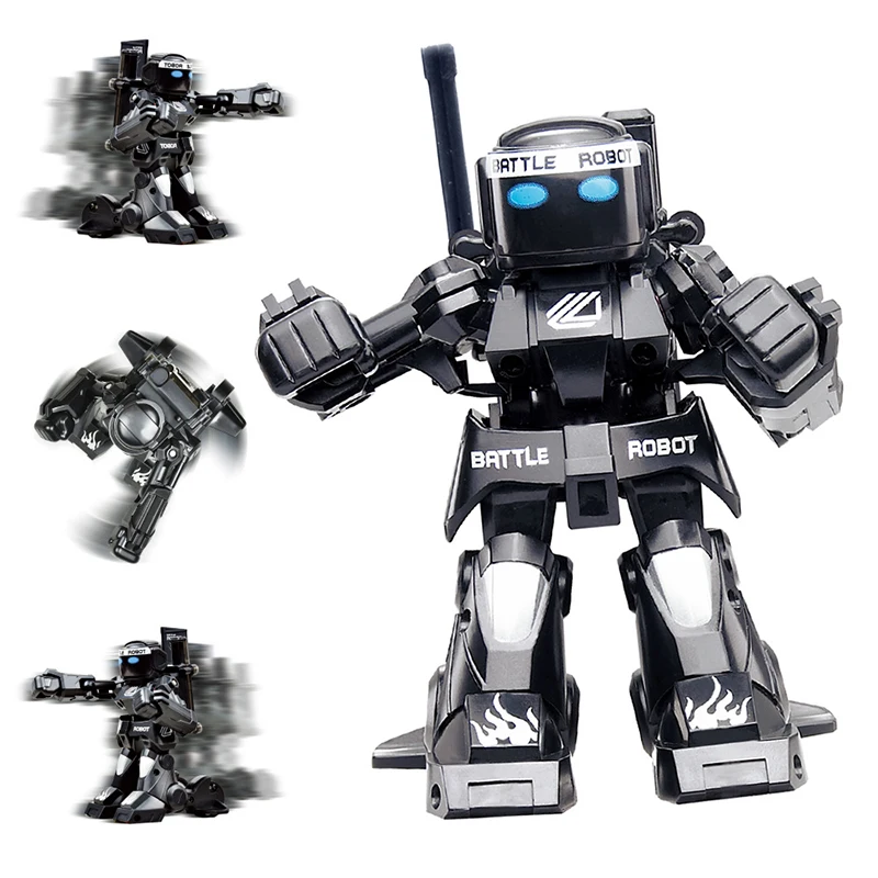 RC Robot Intelligent 2.4G Body Sense Battle Remote Control Robotica Combat Toys For Kids Gift Toy With Box Light And Sound Boxer