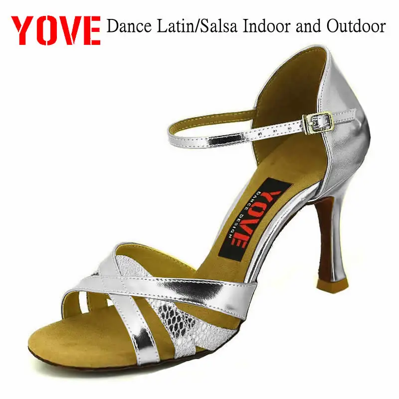 YOVE Style w1611-7 Dance shoes Bachata/Salsa Indoor and Outdoor Women's Dance Shoes