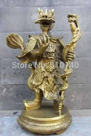 

Chinese Folk Culture Handmade Copper Bronze Statue Saraswati Goddess Buddha