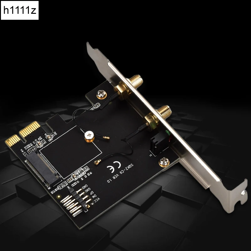 PCI E к NGFF M.2 Wi Fi Bluetooth адаптер беспроводной модуль Преобразователь карта две
