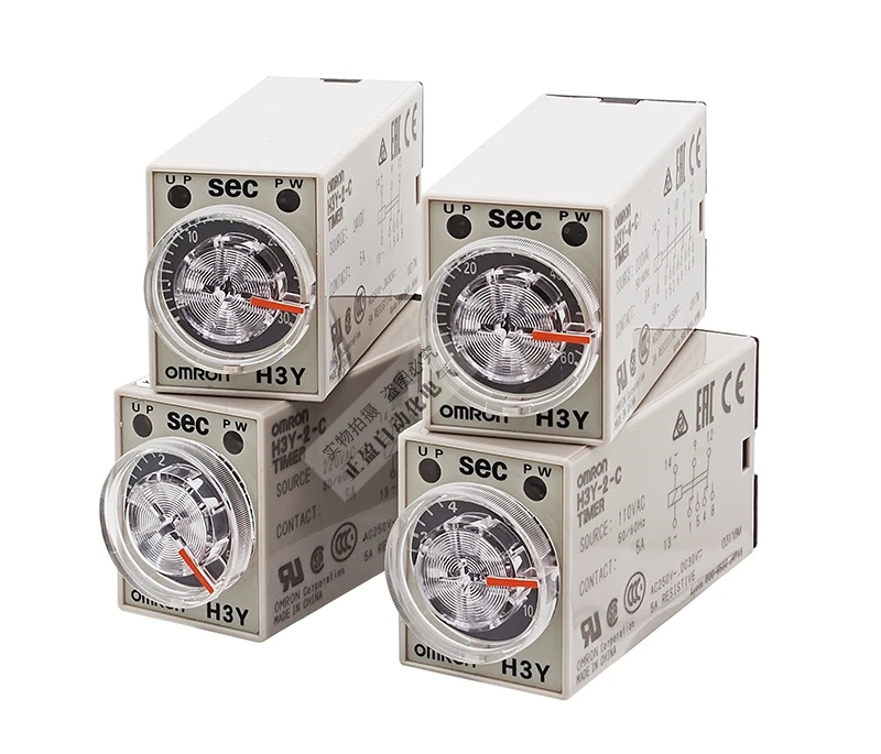 Подлинный Omron Реле времени H3Y-4-C AC220V DC24V 1S 5S 10S 30S 60S выбор