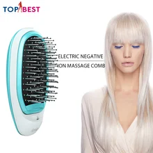 Электрическая щетка для снятия стресса, волшебная щетка для красоты, массажная расческа для дома и путешествий, электрическая ионная расческа для волос