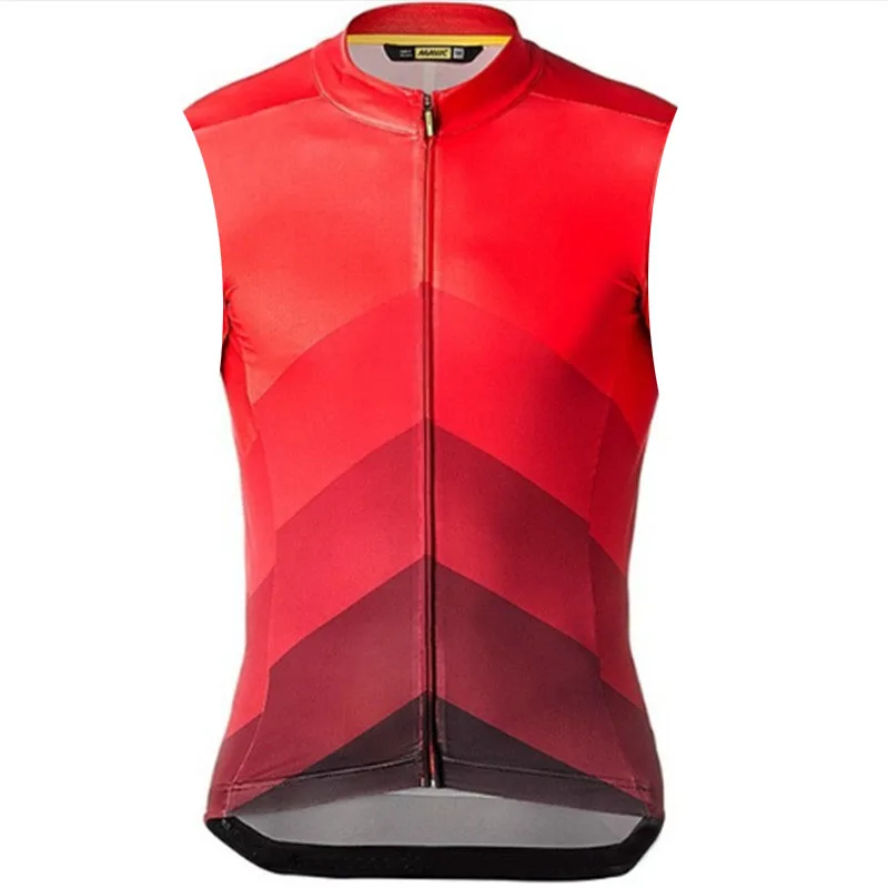 2019 Summer Mavic Pro Team Men Sleeveless Breathable Cycling Jersey Ropa ciclismo mtb Bike Clothes Quick Dry Bicycle clothing