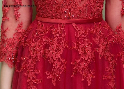 Vestidos para boda invitadas2019 новые кружевные Длинные рукава A Lina богемные серебряные Бордовые Платья для подружки невесты с шлейфом для свадебной вечеринки