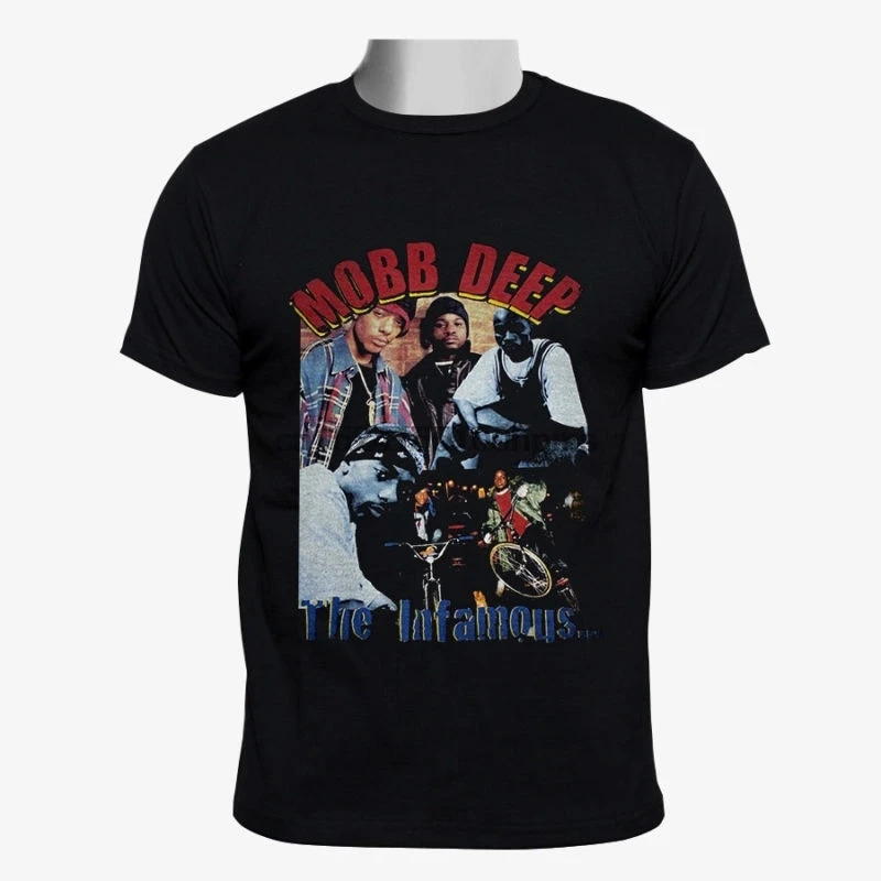 Mobb Deep VINTAGE Duo Мужская футболка в стиле хип-хоп на заказ размер S-3XL короткий рукав